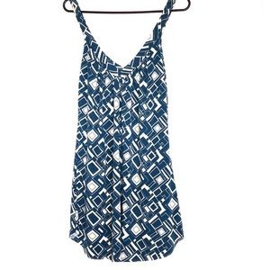 MIST blue geometric pattern dress